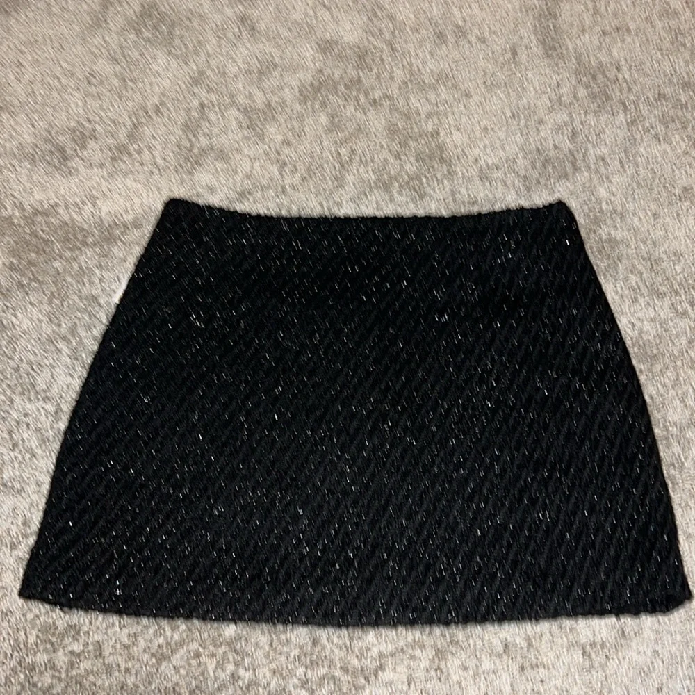 NWT MICHAEL KORS High-Waisted Tweed Mini Skirt Size 14 - Picture 6 of 14